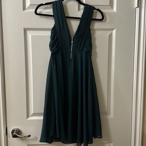 Teal green dress